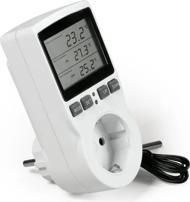 Produktbild von Digitálny zásuvkový termostat McPower ''TCU-441'' -40-120°C, kábel + vonkajší snímač