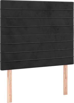 Immagine prodotto di Testiera Nera 90x5x118/128 cm Velluto