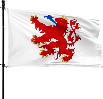 Produktbild von Gemeindeflagge Welkenraedt, 90 x 150 cm, Polyester, für Fahnenmast