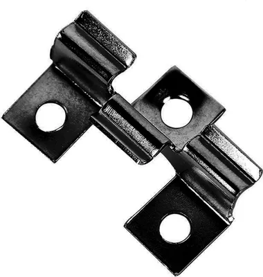 Produktbild von TWSOUL WPC 6,5 mm schwarz Edelstahl Montage Terrassenclips, 100 Stück