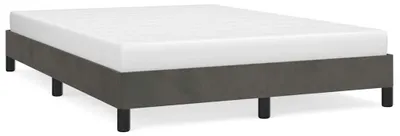 Obrázok produktu pre vidaXL Rám postele bez matraca tmavosivý 140x190 cm zamat