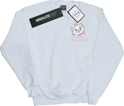 Produktbild von Disney - "Aristocats I'm A Lady" Sweatshirt für Herren BI17547 (L) (Weiß)