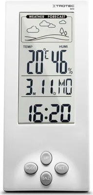 Produktbild von TROTEC Thermohygrometer BZ06 | Wetterstation | Thermometer | Hygrometer | Klimastation