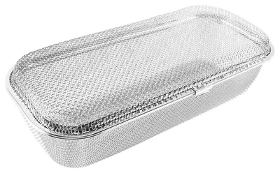 Spülkorb aus Edelstahl, 26,5 x 11,5 x 7,5 cm, für Besteck
