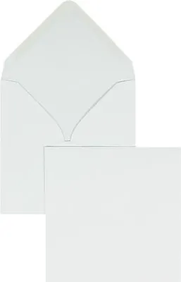 Produktbild von Briefumschläge 130x130mm 100g/qm gummiert VE=100 Stück weiß