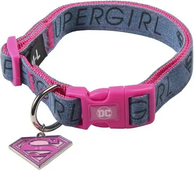 Produktbild von Hundehalsband Superman Rosa M/L
