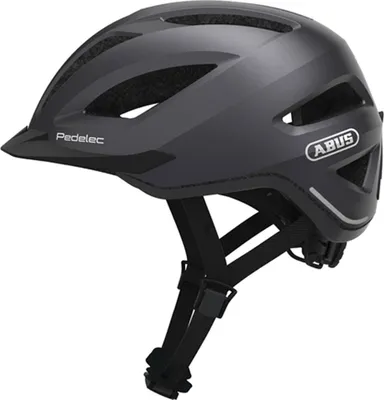 Obrázok produktu pre ABUS City Helmet Pedelec 1.1 - cyklistická prilba so zadným svetlom do mesta - pre mužov a ženy - titánová (sivá), veľkosť L (56-62 cm)
