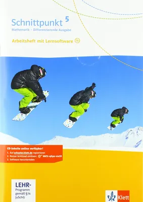 Produktbild von Schnittpunkt Mathematik 5, Arbeitsheft mit Lösungsheft und Lernsoftware, Klasse 5