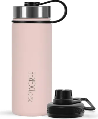 Produktbild von 720°DGREE Isolier Trinkflasche noLimit Edelst. m.Sportdeckel c. candy pink 0,5l