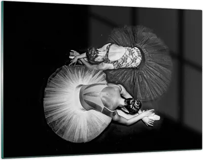 Produktbild von Bilder auf glas - Einteilig - Ballerinas Ballett Tanz - 120x80cm - Glasbilder - Wandbilder - Bilder - zum Aufhängen bereit - Wanddekoration aus Glas - Glas Bilder - Wandbild auf Glas - GAA120x80-5050