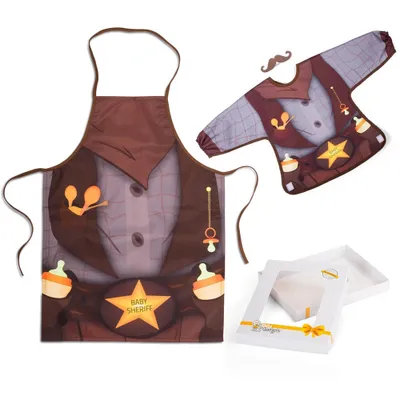 Obrázok produktu pre Baby Gadgets Podbradník s rukávmi Šerif