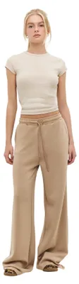 Produktbild von Atmungsaktive Jogginghose in Beige mit bequemer, weiter Passform, Größe L