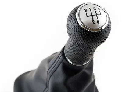 Produktbild von PREMIUM Schaltknauf Knauf Schwarz Silber 5-Gang für VW Golf 4 IV / Bora