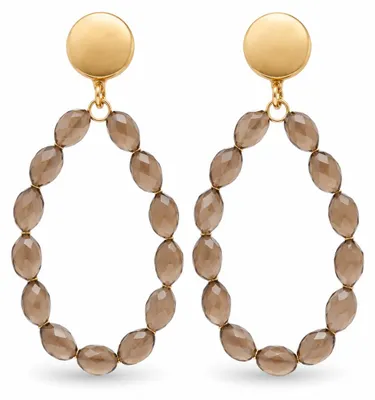 Produktbild von Ohrringe Ohrhänger Tropfenform Cat-eye Stones  Hellblau Rosa  Sweet7.Farbe:Rosa