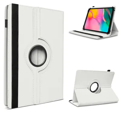 Produktbild von Tablet Tasche für Samsung Galaxy Tab A 10.1 2019 Hülle Schutzhülle 360° DrehbarFarben:Weiß