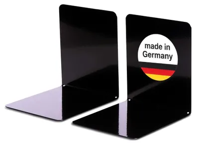 Image de MAUL serre-livres acier 14 x 12 x 14 cm noir