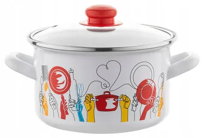 Obrázek produktu pro Emalia Pleszew Pepito tradiční smaltovaný hrnec 3,7 l