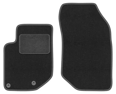 Immagine prodotto di Tappetini anteriori in moquette per Opel Mokka II 2020- (crossover) – 2 pezzi, grigio grafite, su misura – Wielganizator LUX
