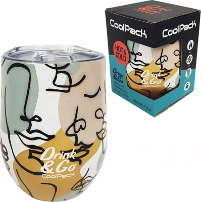 Zdjęcie produktu dla Kubek 350ml termiczny Coolpack Coffee Mug Art Deco