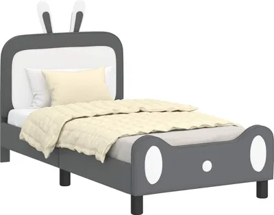 Immagine prodotto di SYFAX™ Struttura letto bambini con testata Grigio chiaro 80 x 160 cm