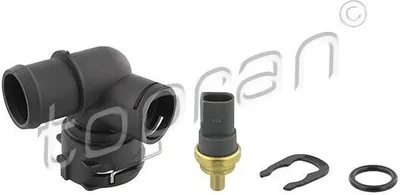 Produktbild von TOPRAN 116 596 Kühlmittelflansch für VW Golf VII Schrägheck (5G1, BQ1, BE1, BE2) Wasserflansch