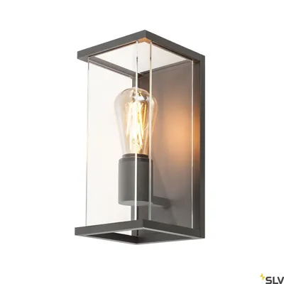 Obrázek produktu pro Venkovní nástěnné svítidlo Quadrulo hliník/sklo antracit E27 IP44