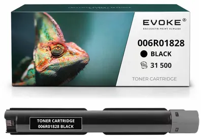 Obrázok produktu pre Evoke tonériová kazeta kompatibilná s tlačiarňou Xerox C7120 006R01828, čierna, výtlačnosť 31 500 strán, kompatibilná s modelmi VersaLink C7120S, C7120, C7125T, C7130 a C7130T