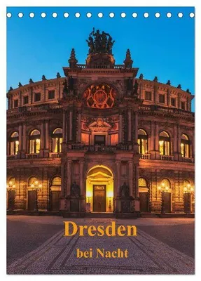 Produktbild von Dresden bei Nacht (Tischkalender 2027 DIN A5 hoch), CALVENDO Monatskalender
