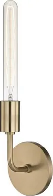 Produktbild von Casa Padrino Luxus Wandleuchte Antik Messingfarben 12,1 x 9,5 x H. 42,6 cm - Hotel & Restaurant Wandlampe