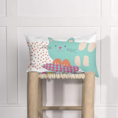 Obrázok produktu pre Obliečka na vankúš mačka a myš 50x30 cm