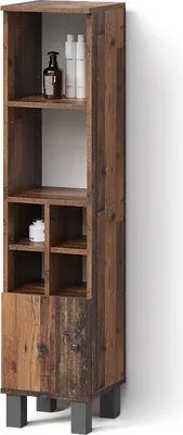 Immagine prodotto di Mobiletto bagno Livinity Fucino Rovere rustico 30 x 130.6 cm porta piccola, Model 52634