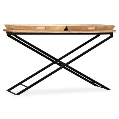 Immagine prodotto di Tavolino Consolle in Legno Massello di Mango 130x40x80 cm