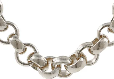 Produktbild von Silberkette Erbskette Länge 55cm - Breite 8,5mm - 925 Silber