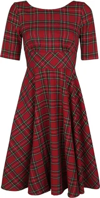 Produktbild von Hell Bunny Mittellanges Kleid Damen Irvine 50s Dress rot S