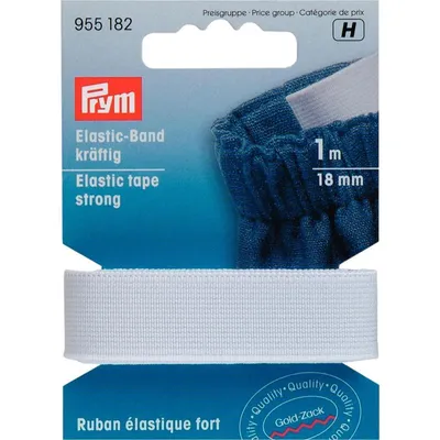 Obrázok produktu pre Prym 955182, 18 mm, Biela, 1 m, 1 kusov
