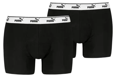 Produktbild von PUMA Elements Men Logo Elastic Boxer 2P