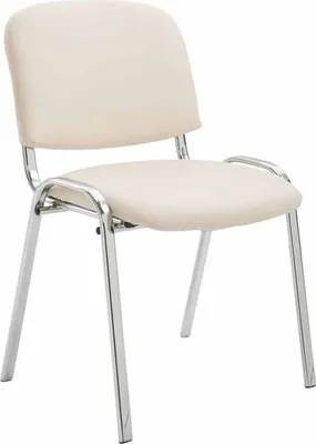 Produktbild von Besucherstuhl HLO-CP111 C Kunstleder  creme