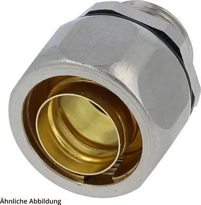 Imagen del producto de Conexión metálica recta FLEXA USD-P con rosca PG16x1,41, para tubos con un diámetro exterior de 21,0 mm