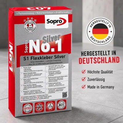 Produktbild von Sopro's No.1 403 Flexkleber Silver 25kg