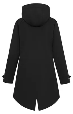Produktbild von Derbe Friese Island Damen Softshellmantel, Größe:34, Farbe:black/black