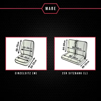 Produktbild von Sitzbezüge für KIA K2900 (03-09) 8 Sitze SET Autositzbezüge Schonbezüge