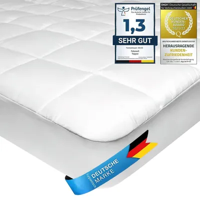Zdjęcie produktu dla Nakładka na materac, ochraniacz 500 g/m², 90x200 cm, oddychający, na kamping