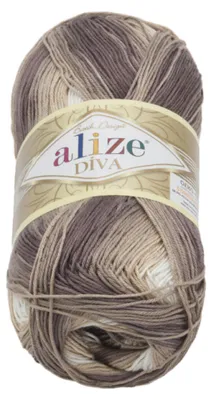 Image de Fil DIVA BATIK - 100g / 350 m - Beige
