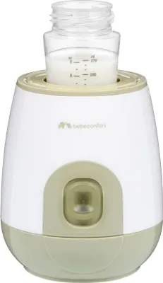 Produktbild von Bebeconfort Express Elektrischer Flaschenwärmer, Flaschenwärmer für Unterwegs, Flaschenwärmer fürs Baby, Weiß & Grün