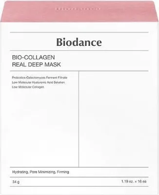 Produktbild von 16-Teiliges SET-PACKUNG ENTHÄLT 16-TEILIGE Gesichtsmaske BIODANCE-Bio-Collagen Real Deep Mask, 34 g