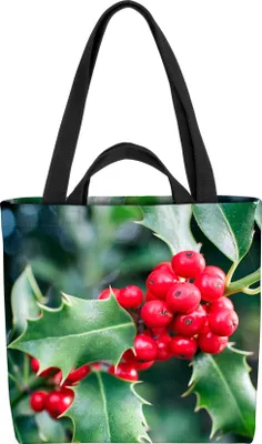 Produktbild von VOID Vogelbeere Winterbeerenbusch  Tasche 33x33x14cm,15l Einkaufs-Beutel Shopper Einkaufs-Tasche Bag