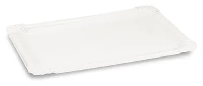 Produktbild von 100x BIONATURE Pappteller aus Frischfaser 13 x 19 cm fettdicht weiß