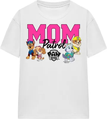 Obrázek produktu pro Tlapková patrola - Tričko "Mom Patrol" pro muže/dámy Uni - Den matek TV15879 (L) (Bílá)