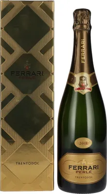 Produktbild von Ferrari PERLÉ Brut 2018 12,5% Vol. 0,75l in Geschenkbox