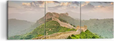 Produktbild von Bild auf Leinwand - Leinwandbild - Wand Berg asiatisch china - 120x40cm - Wand Bild - Wanddeko - Leinwanddruck - Bilder - Kunstdruck - Wanddekoration - Leinwand bilder - Wandkunst - CA120x40-3069
